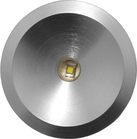 Stmievateľné kovové zápustné LED svietidlo 3W studená biela