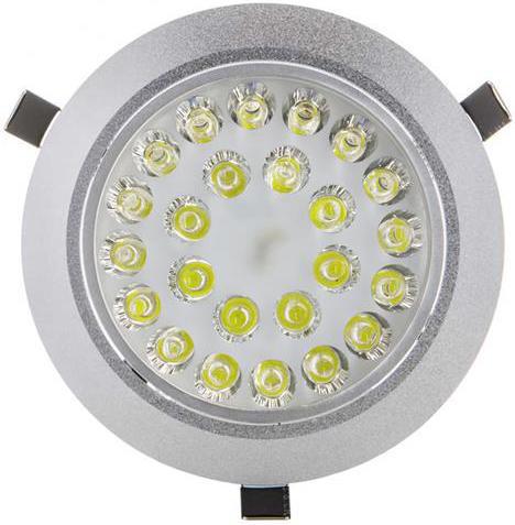 LED bodové svietidlo 24x 1W biela