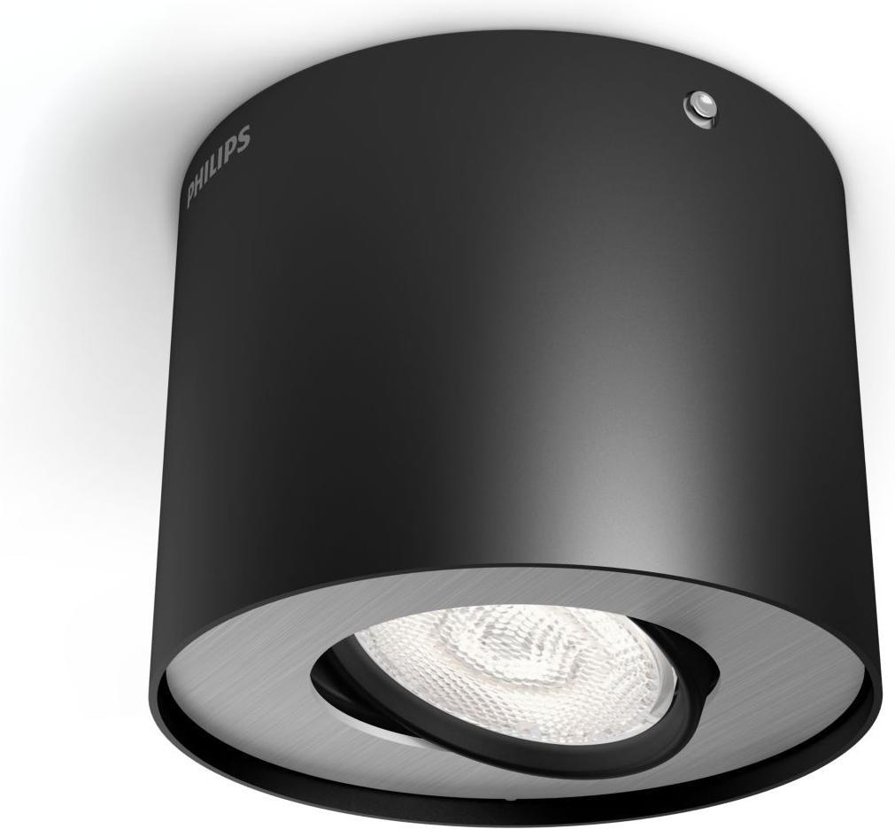 Philips LED Phase svietidlo bodové čierna 4,5W selv 53300/30/16