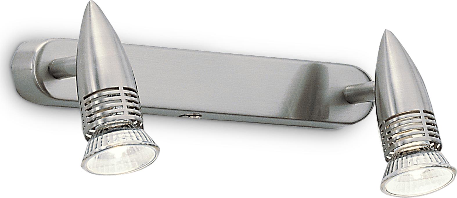 Ideal lux LED Alfa Nickel bodové svietidlo 2x5W 9483