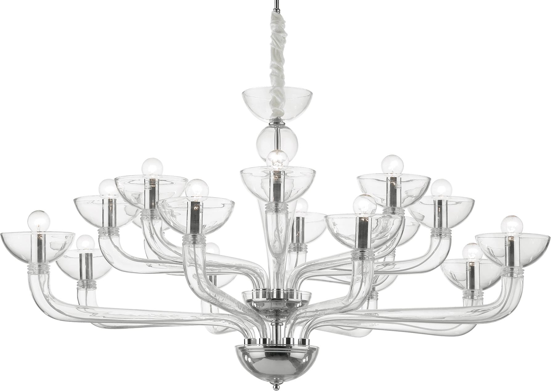 Ideal lux LED Casanova 6 trasparente luster 6x5W 44248