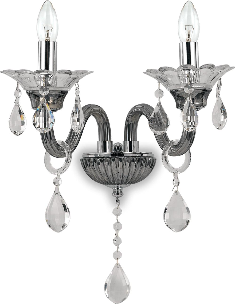 Ideal lux LED Colossal grigio nástenné svietidlo 2x5W 81496