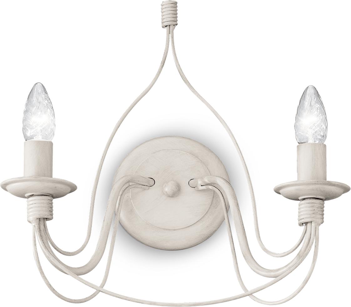 Ideal lux LED Corte bianco antico nástenné svietidlo 2x5W 28460