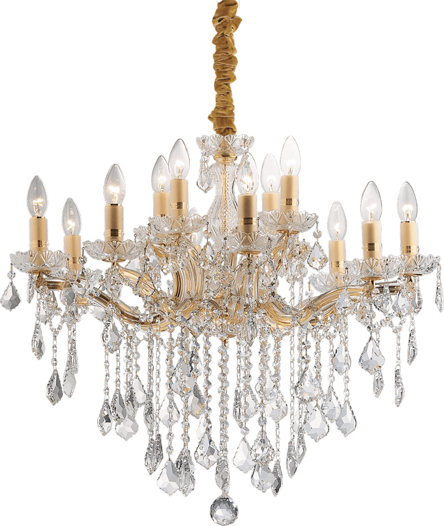 Ideal lux LED Florian Oro luster 2x5W 35611