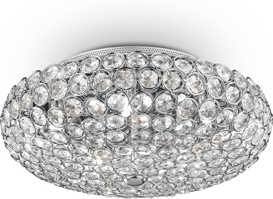 Ideal lux LED King Cromo stropné svietidlo 5x4,5W 75419