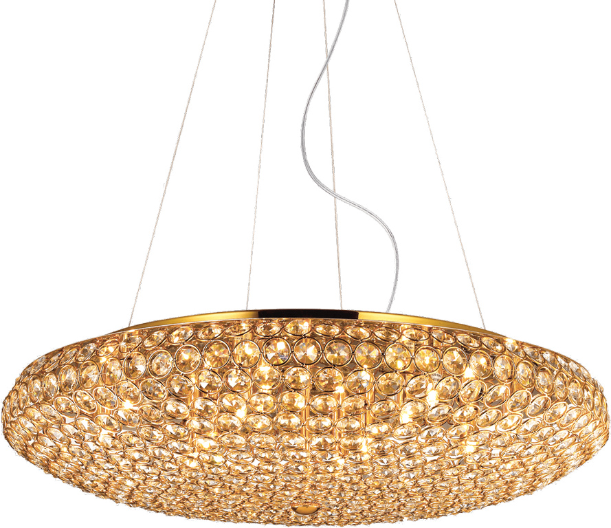 Ideal lux LED King Oro závesné svietidlo 2x4,5W 88020
