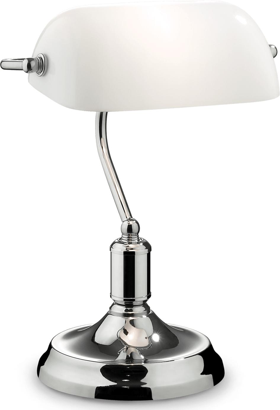 Ideal lux LED Lawyer Cromo stolná lampa 5W 45047