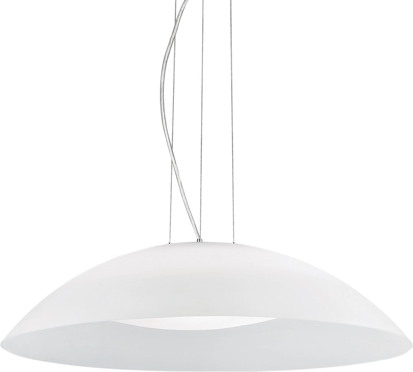 Ideal lux LED lena d64 bianco závesné svietidlo 3x5W 35727