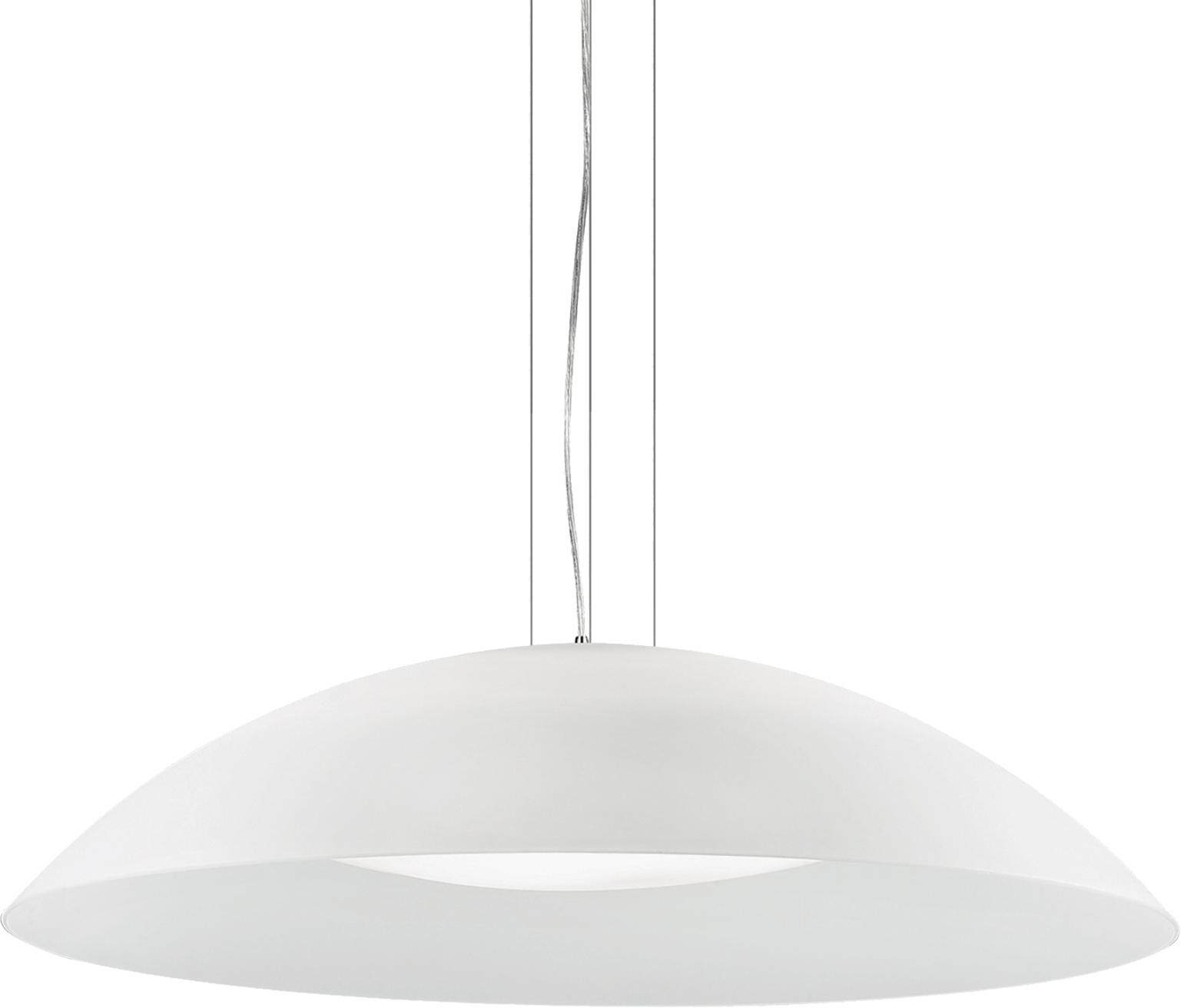 Ideal lux LED lena d74 bianco závesné svietidlo 3x5W 52786