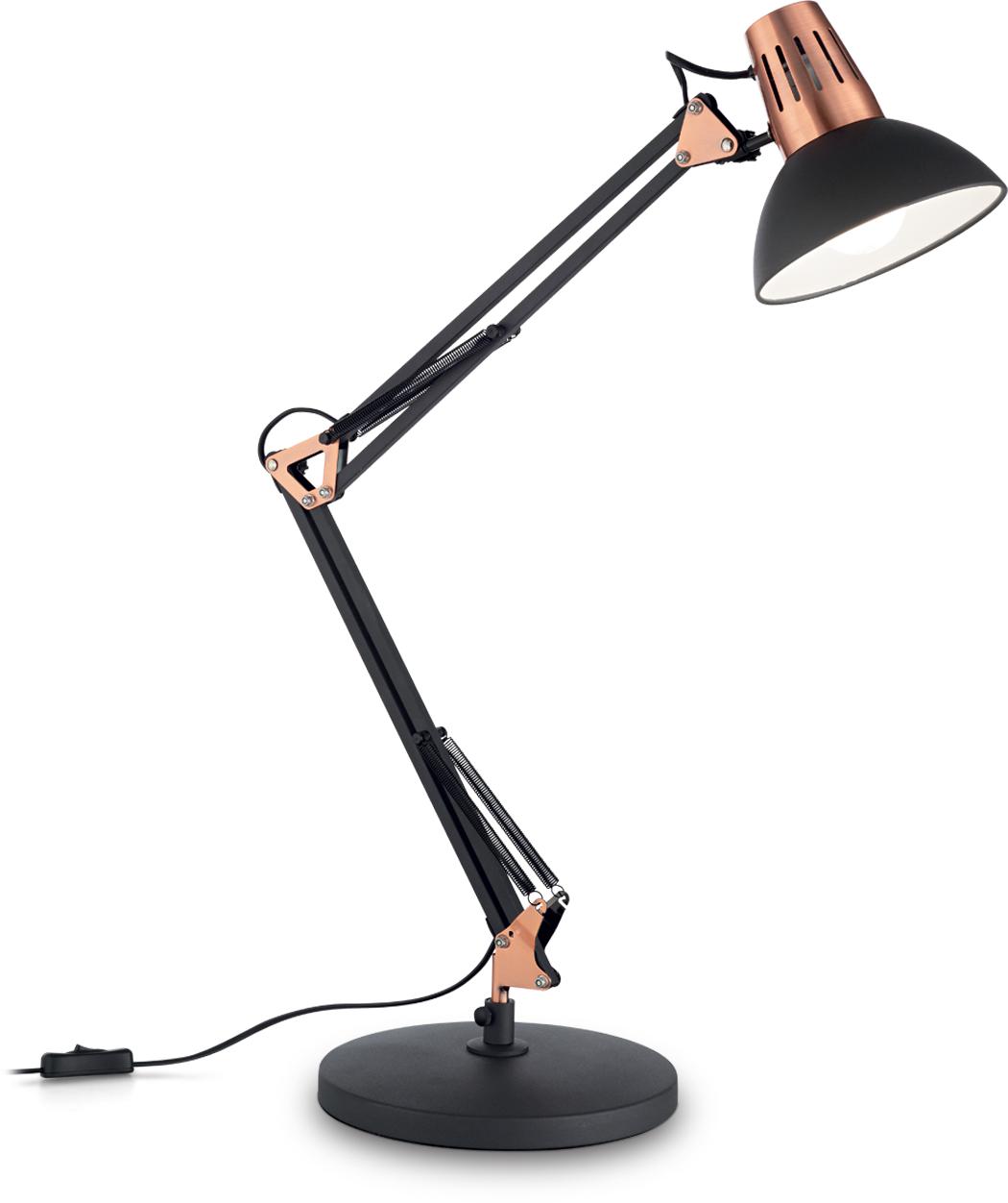 Ideal lux LED Wally nero lampa stolná 5W 61191