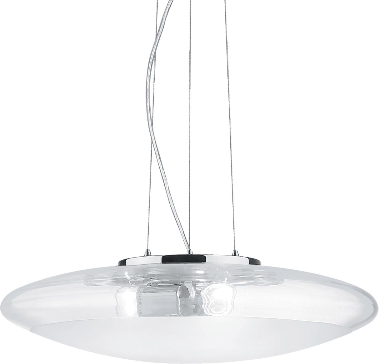 Ideal lux LED Smarties clear d40 závesné svietidlo 3x5W 35529
