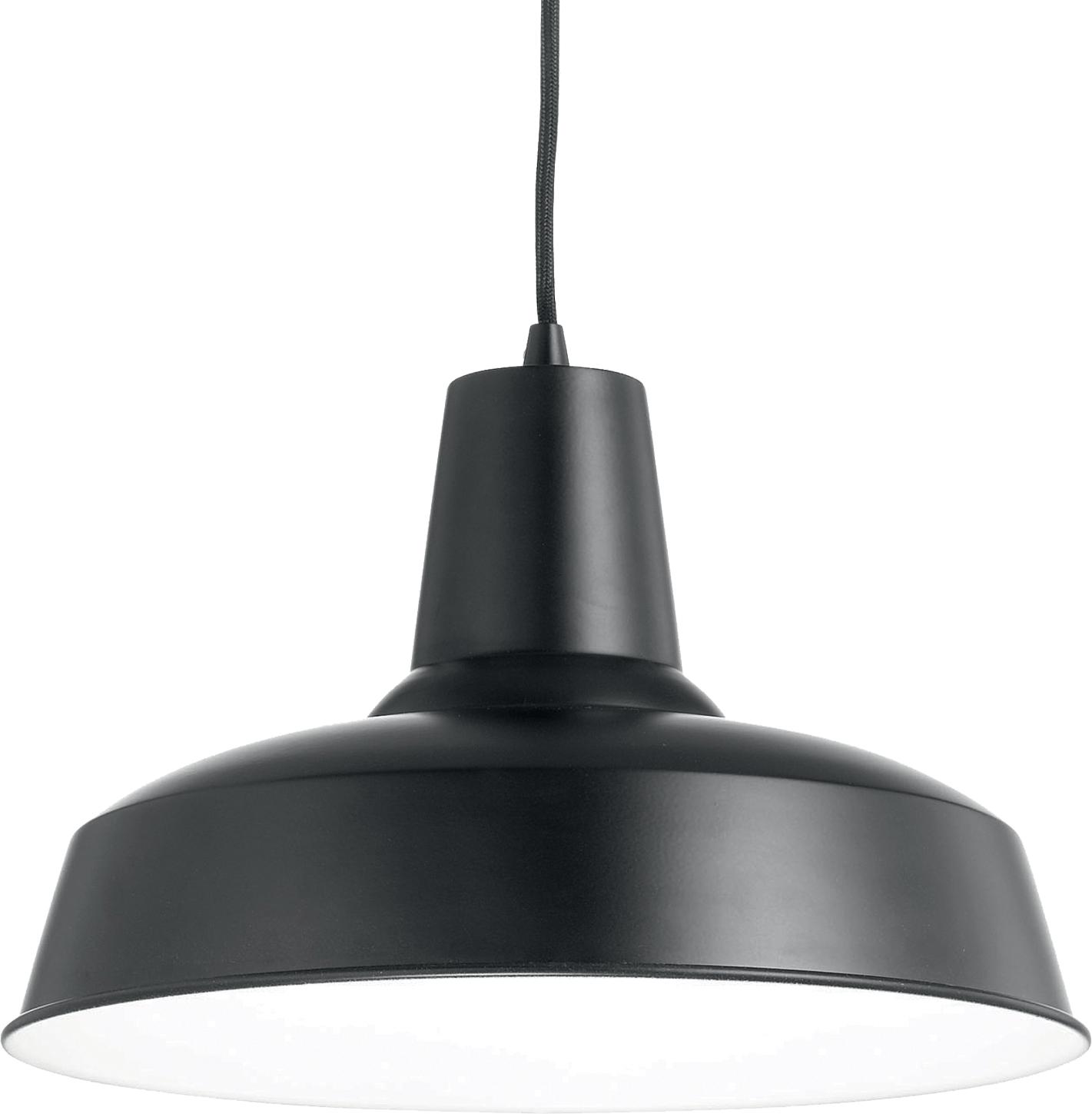 Ideal lux LED Moby nero závesné svietidlo 5W 93659