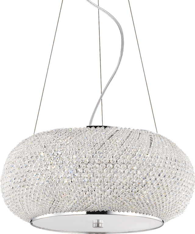 Ideal lux LED Pasha Cromo závesné svietidlo 6x5W 82158