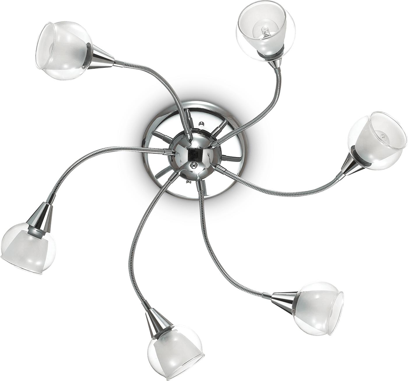 Ideal lux LED Tender trasparente stropné svietidlo 6x5W 28699