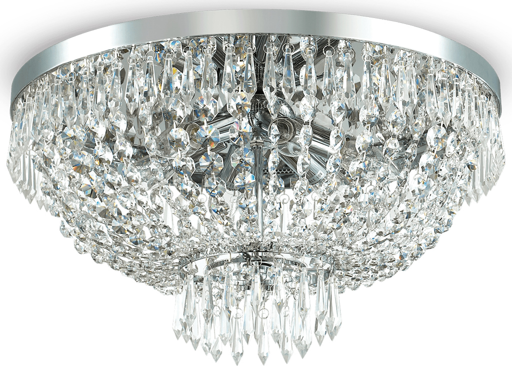 Ideal lux LED Caesar Cromo stropné svietidlo 6x4,5W 93475