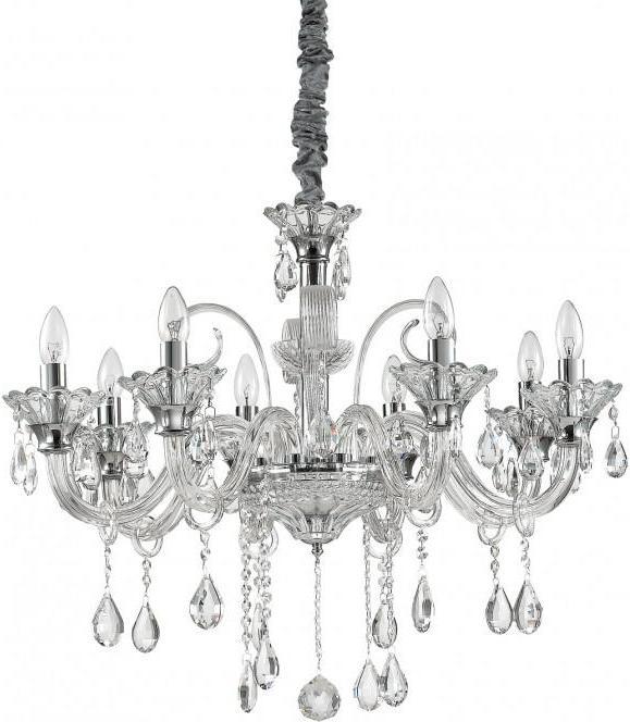 Ideal lux LED Colossal trasparente luster 8x5W 114187