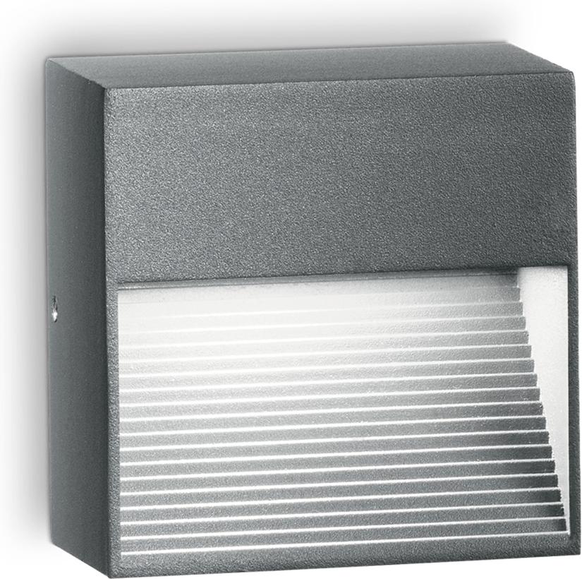 Ideal lux LED Down antracite nástenné svietidlo 4,5W 122045