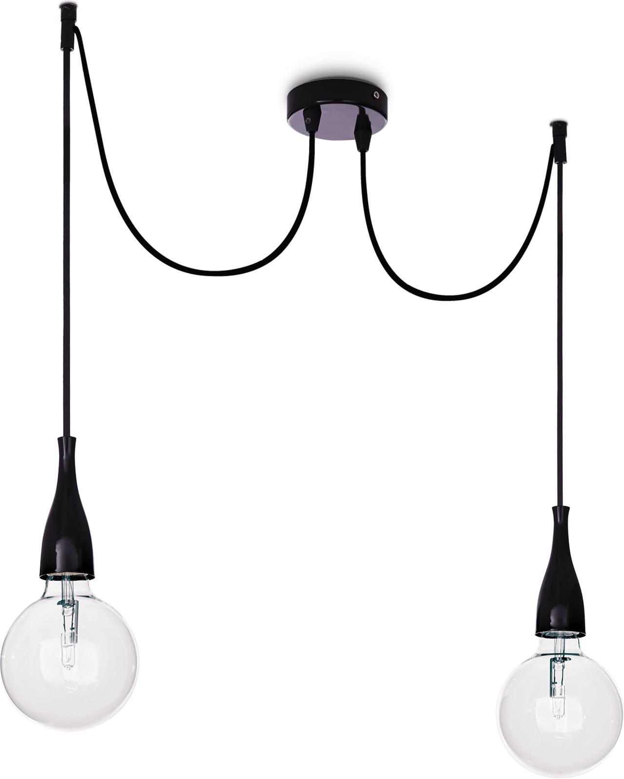 Ideal lux LED Minimal nero opaco závesné svietidlo 2x5W 112671