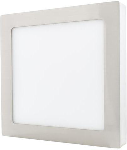 Chrómový prisadený LED panel 175 x 175mm 12W teplá biela
