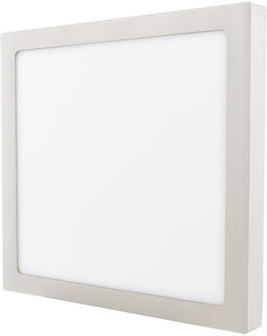 Chrómový prisadený LED panel 300 x 300mm 25W teplá biela