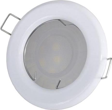Biele vstavané podhledové LED svietidlo 3,5W teplá biela IP20 230V