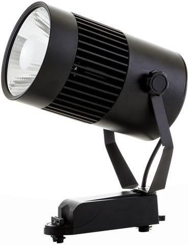 Čierny lištový LED reflektor 30W neutrálna biela