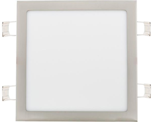 Stmievateľné strieborný vstavaný LED panel 300 x 300mm 18W studená biela