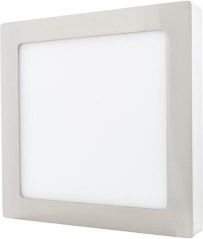 Stmievateľné chrómový prisadený LED panel 225 x 225mm 18W teplá biela