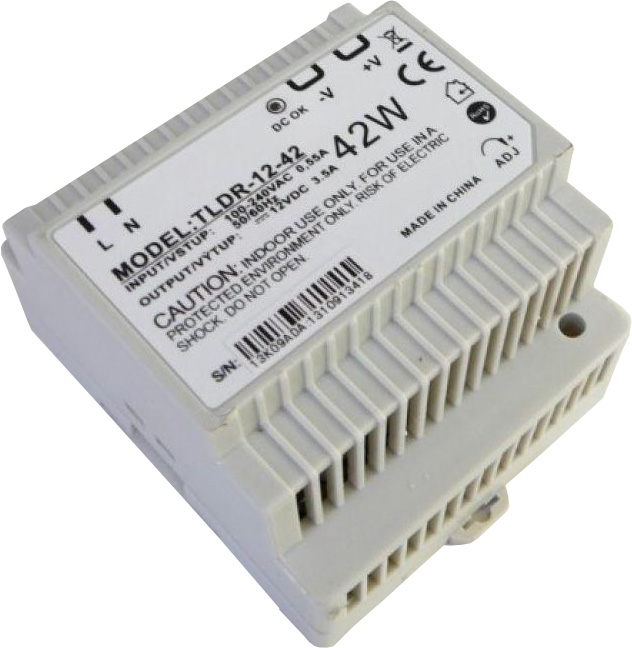LED zdroj 12V 42W na DIN lištu