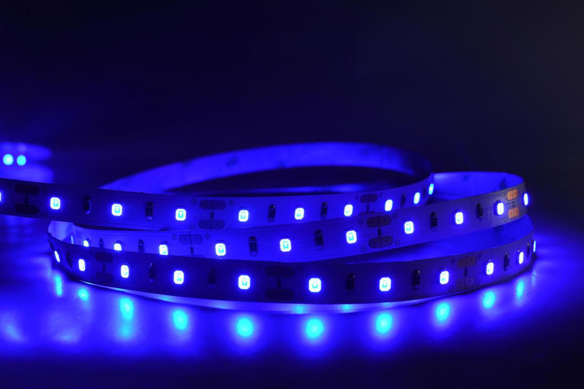 LED pásik zaliaty 4,8W/m modrá 12V