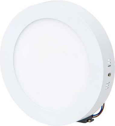 Biely prisadený LED panel 175mm 12W teplá biela