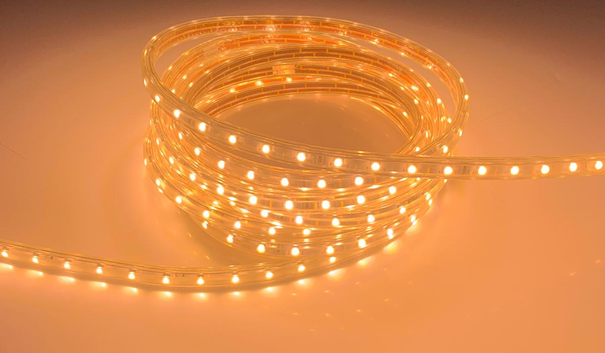 LED pásik 230V3 120LED 3528 7W 230V teplá biela 230V