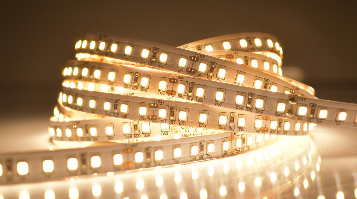 LED pásik 24V 600 20W vnútorná teplá biela 24V