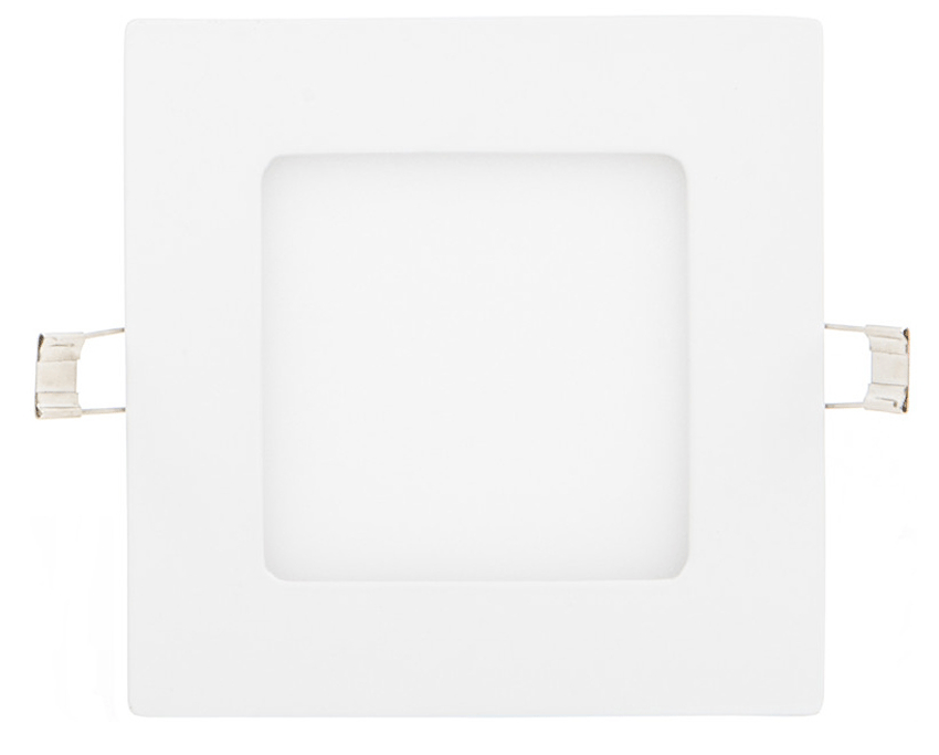 SN6 LED panel 6W štvorec 120x120mm teplá biela