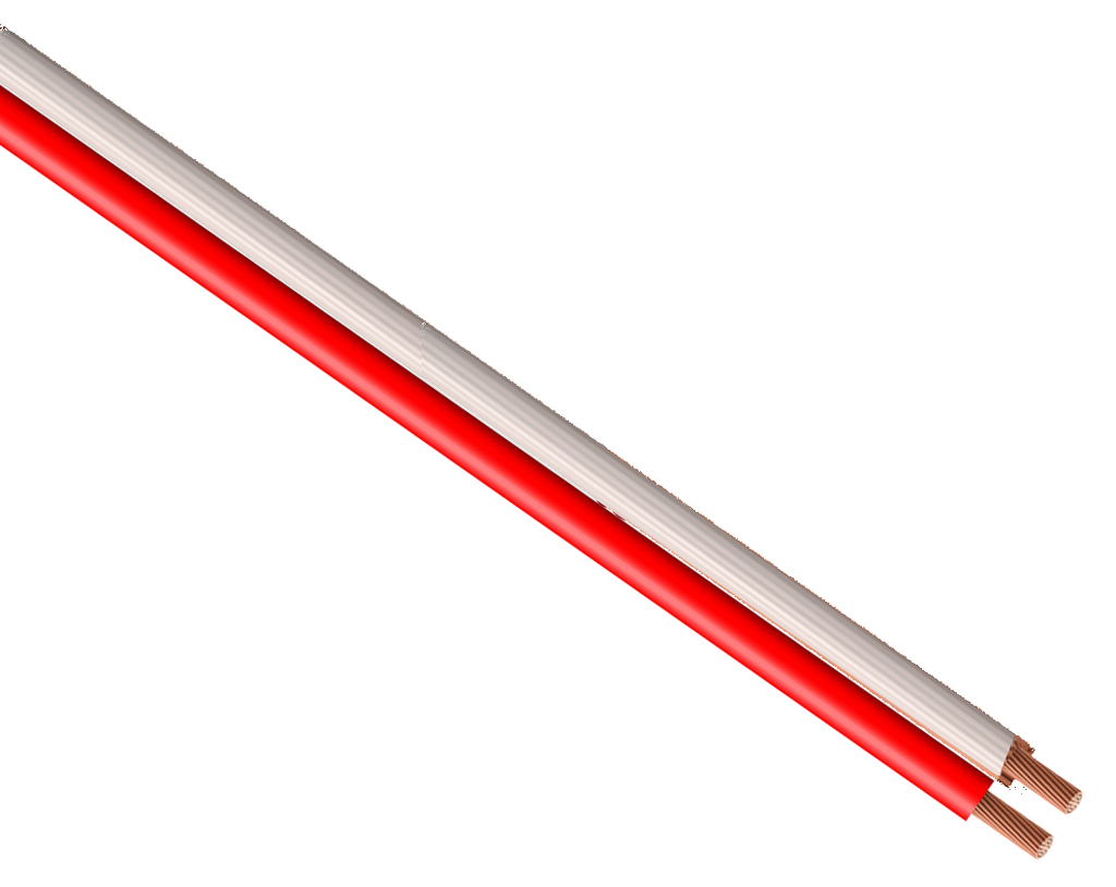 Kábel transparentné kábel 2x0,35