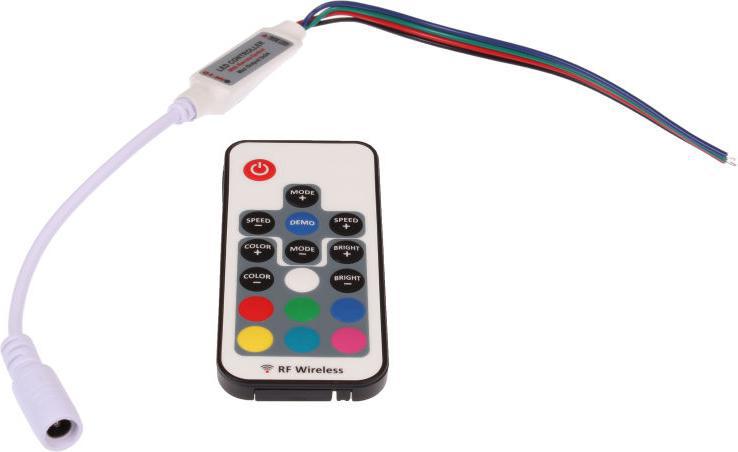 LED ovládač RF RGB 17B