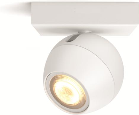 Philips HUE Buckram svietidlo bodové LED GU10 5,5W 3000 6000K biela 50471/31 / P8