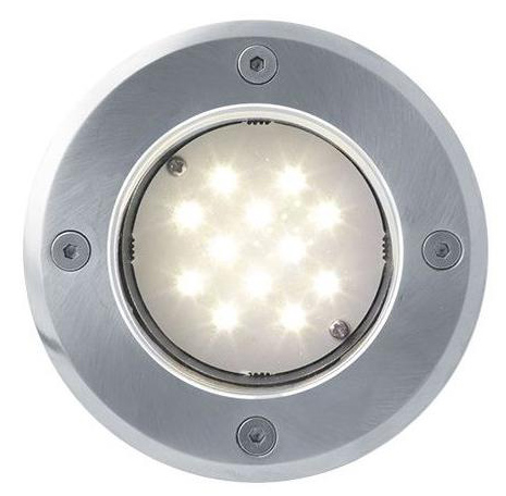 Pojazdové zemné LED svietidlo 1W teplá biela 48mm