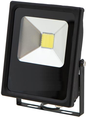 Čierny LED reflektor 24V 20W biela