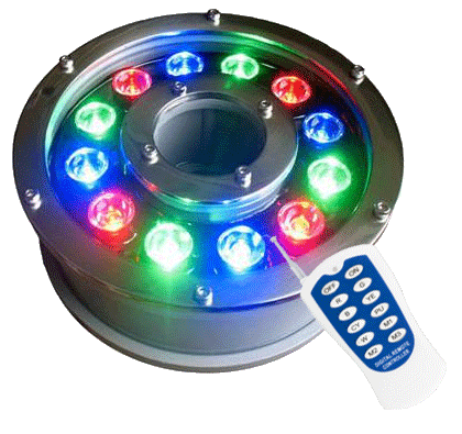 LED fontánové svetlo RGB PAR56 6W 24V DMX