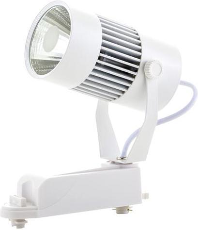 Biely fázový lištový LED reflektor 20W denné biela