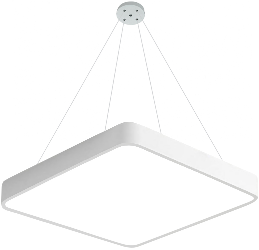 Bílý designový LED panel 400 x 400mm 24W teplá bílá