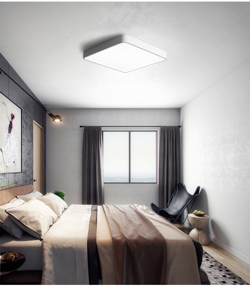 Biely dizajnový LED panel 600 x 600mm 48W denné biela