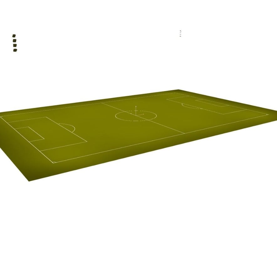 3D-Visualisierung der Stadionbeleuchtung