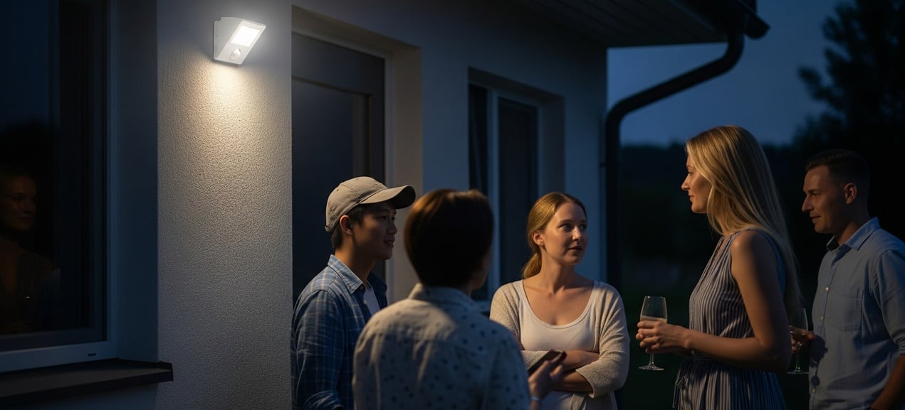 LED-Leuchte mit Bewegungsmelder (Symbolbild)