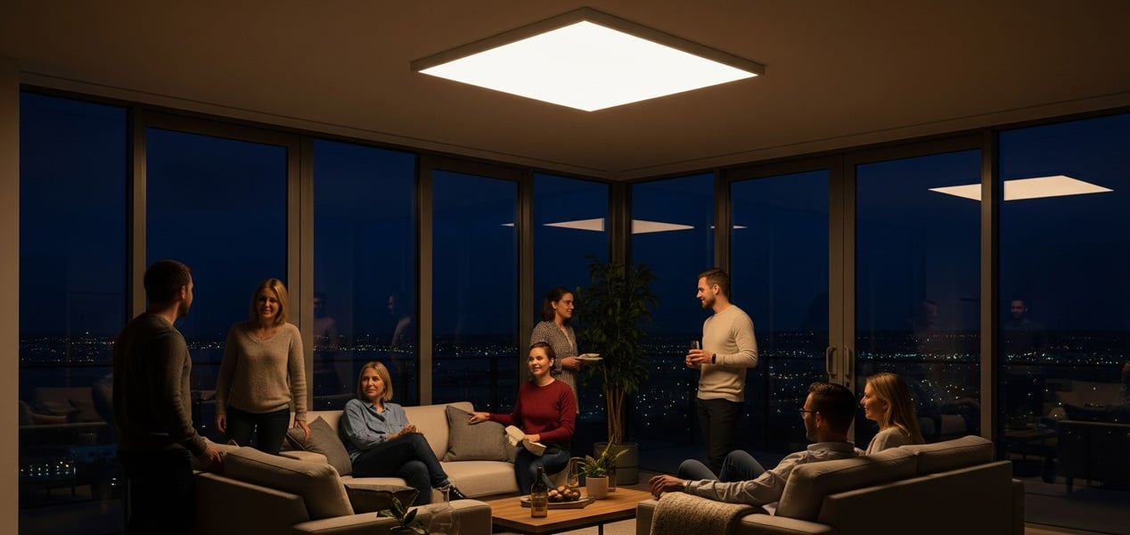 LED-Deckenpanel (Symbolbild)