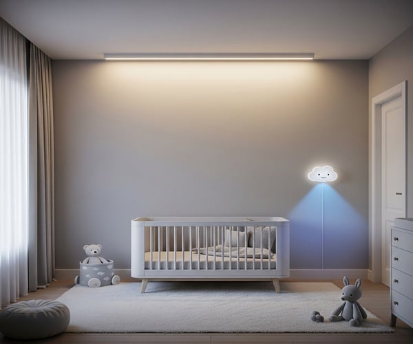 Schlafbereich im Kinderzimmer