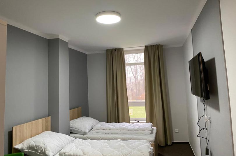 Realizace osvětlení, Sport Hotel pod Lipou, Roudnice nad Labem