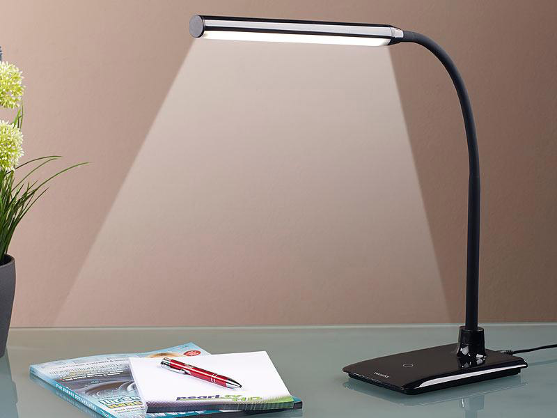 LED stolní lampa černá