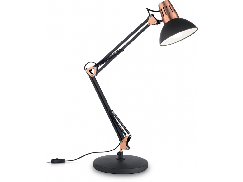 Ideal lux LED Wally nero stolní lampa 5W 061191